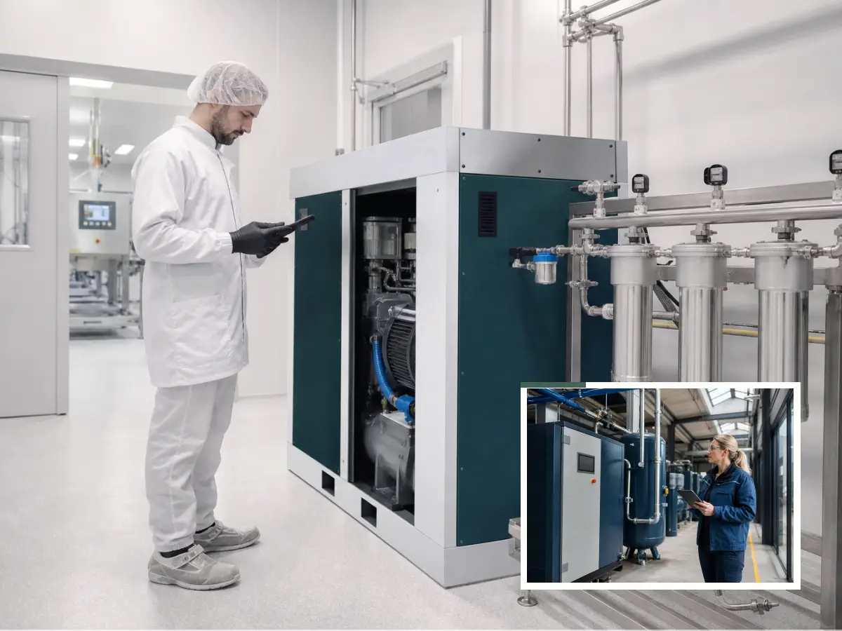 Technische Planung für Kompressoröl