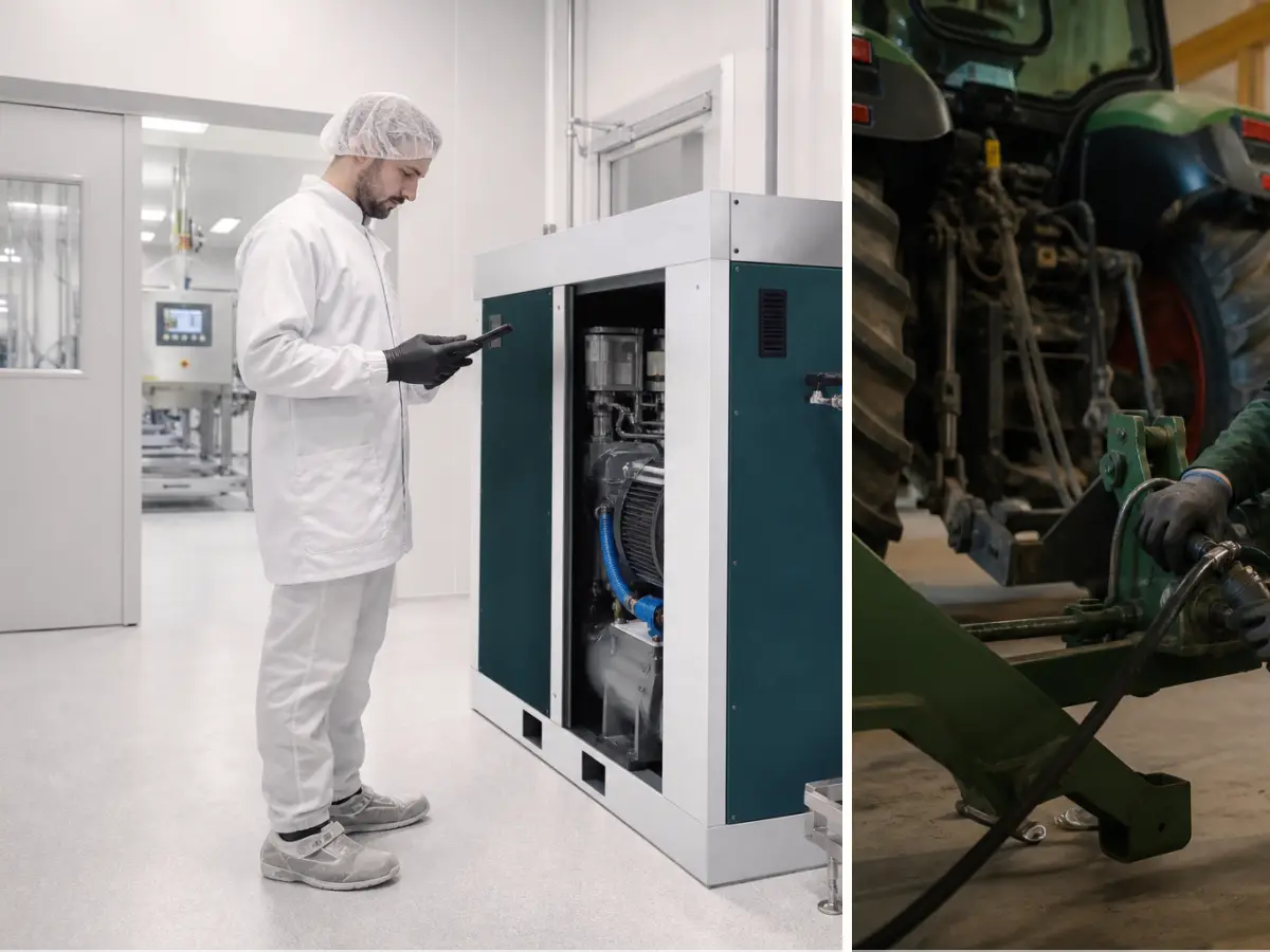 Technische Planung für Druckluft-Qualitätsklassen