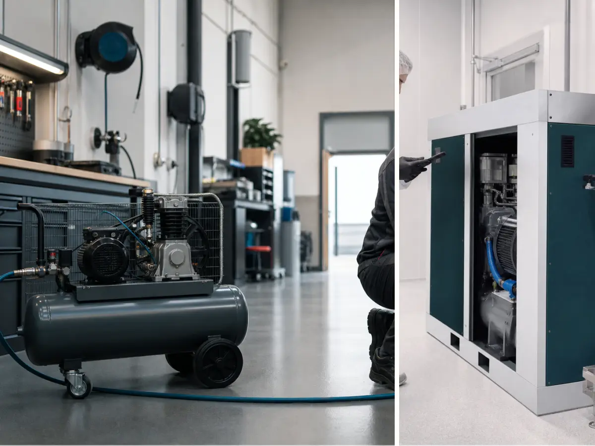 Technische Planung für Kompressoren vergleichen